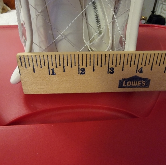 (J9) Steve Madden 3 piece white and clear crossbody set - Picture 9 of 9